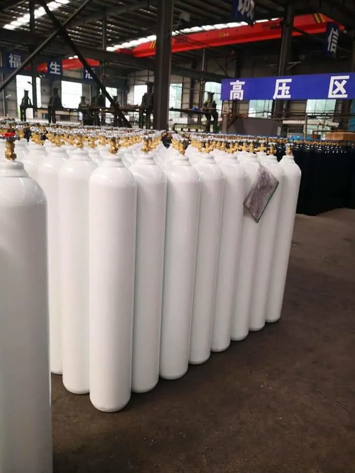 40L -50L 200bar High Pressure Vessel Seamless Steel CO2 Carbon Dioxide Gas Cylinder